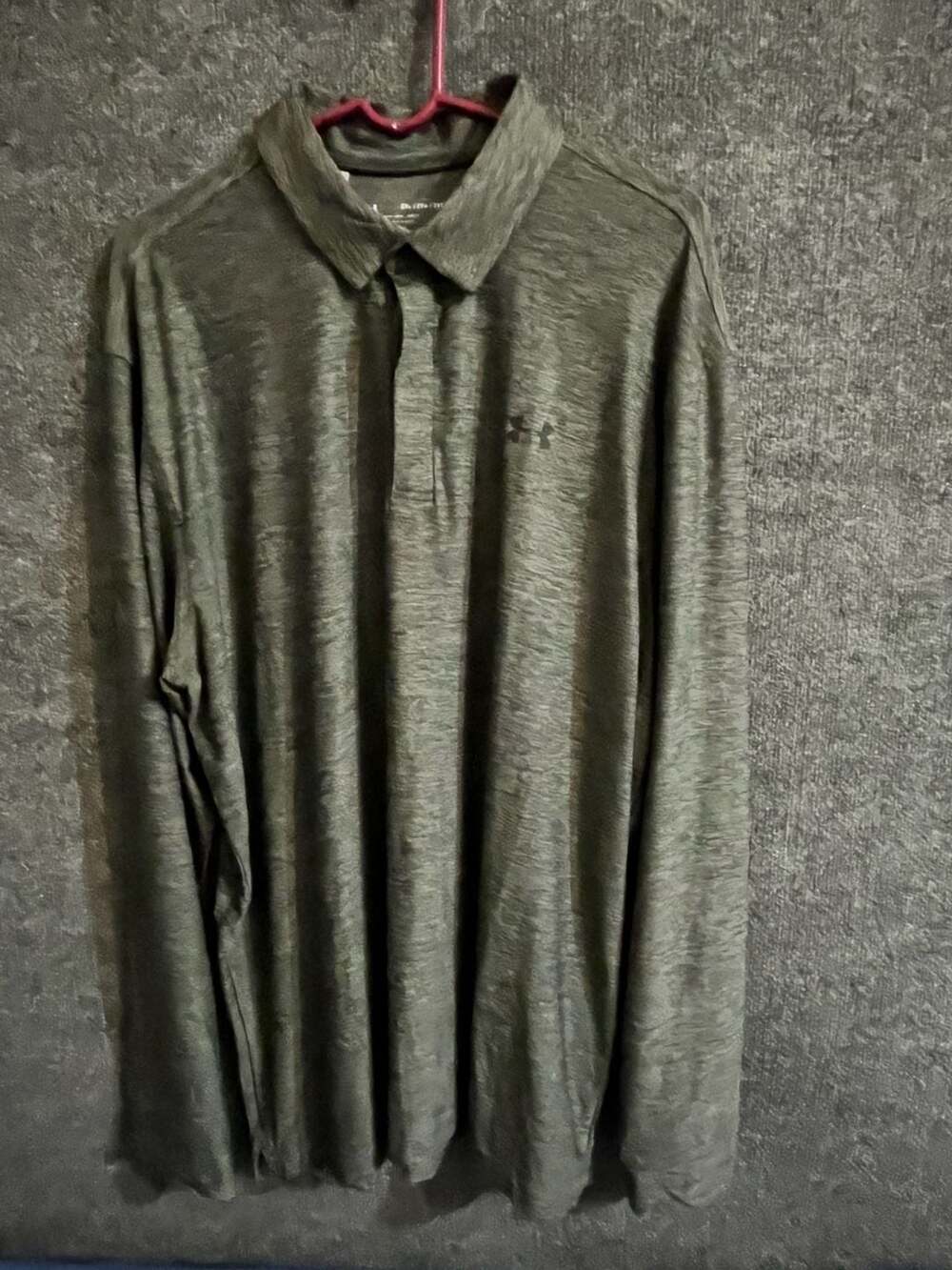 Under Armour Long Sleeve Golf Polo Shirt gray 007-033